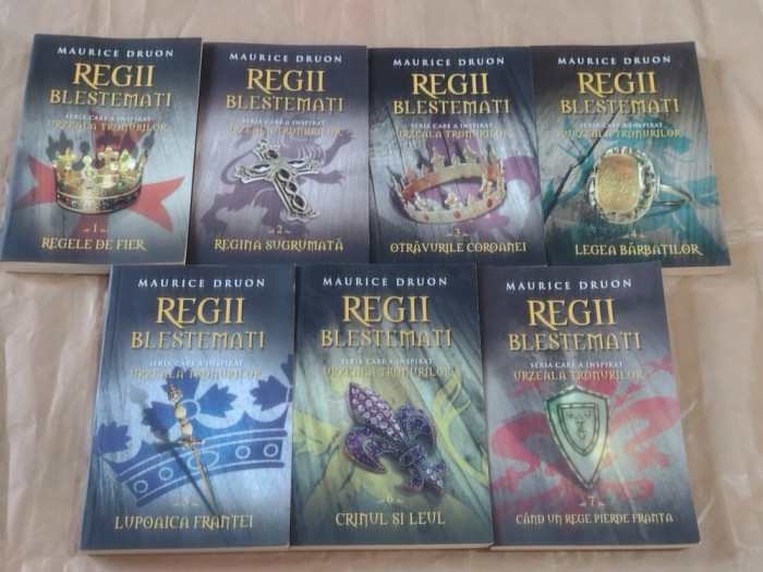 MAURICE DRUON - REGII BLESTEMATI Vol.1.2.3.4.5.6.7.