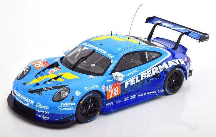 Macheta Porsche 911 RSR Felbermayr Le Mans 2020 - IXO 1/18