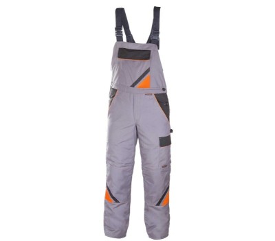 Pantaloni cu pieptar pentru iarna, Professional gri foto