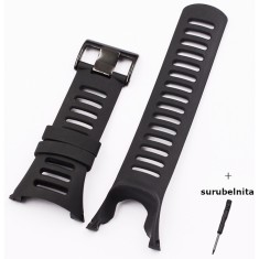 Bratara ceas Cyrax, compatibil Suunto Ambit, negru foto