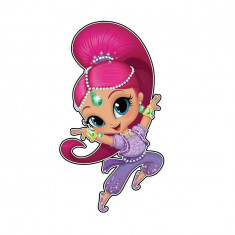 Autocolant sticker decorativ de perete 3D din desene animate Shimmer and Shine-Tip Shine