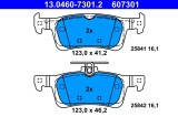 ATE 13.0460-7301.2 set placute frana,frana disc