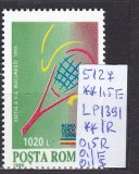 1995 A V-lea ediție a turneului Rom&acirc;nia Open Tenis LP1391 MNH Pret 1+1 Lei, Sport, Nestampilat