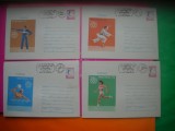 HOPCT PLIC LOT NR 19 -SET 6 PLICURI-OLIMPIADA MONTREAL 1976 EXPO OMAGIALA -ROMANIA