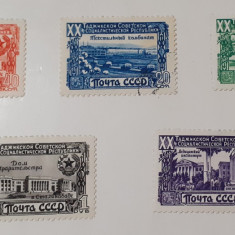 Rusia Timbre Vechi URSS 1949 - 5 Valori Complet (VEZI DESCRIEREA)