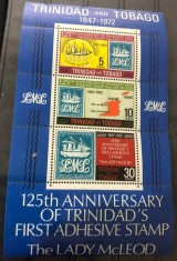 1972. The 125th Anniversary of First Trinidad Postage Stamp