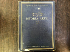STUDII SI CERCETARI DE ISTORIA ARTEI NR 1-2/1955 foto