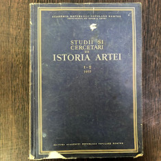 STUDII SI CERCETARI DE ISTORIA ARTEI NR 1-2/1955