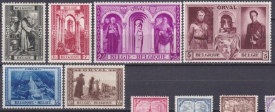 DB1 Belgia 1939 Manastire Orval 6 v. MNH foto