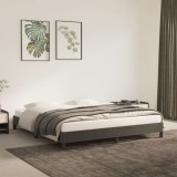 Gossi cadru de pat, gri inchis, 160 x 200 cm, catifea