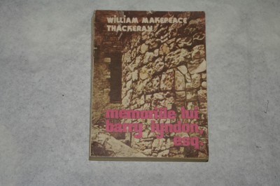 Memoriile lui Barry Lyndon - William Makepeace Thackeray - 1984 foto
