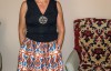 Fustă de vară, nouă, produsă în Italia, 42, Bej