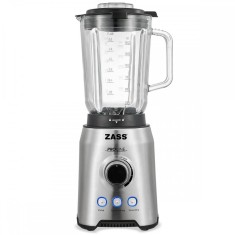 Blender Zass ZSB 09 1000W 1.5 litri Argintiu foto