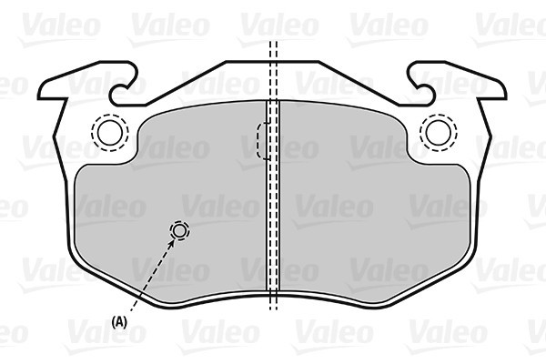 VALEO 301080 FIRST set placute frana,frana disc