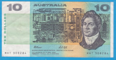 (1) BANCNOTA AUSTRALIA - 10 DOLLARS ND, STARE BUNA foto