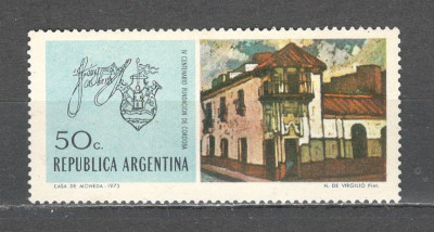 Argentina.1973 400 ani orasul Cordoba-Pictura GA.262 foto