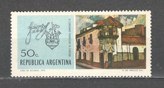 Argentina.1973 400 ani orasul Cordoba-Pictura GA.262