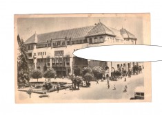 CP Targu Mures - Palatul cultural, RPR, circulata, animata, stare buna