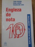 ENGLEZA DE NOTA 10. TESTE SI COMENTARII-TANIA MUSINA, MONA ARHIRE, MAGDALENA LUCA-262456