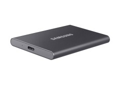 SSD extern Samsung T7 portabil, 2TB, USB 3.2, Titan Grey