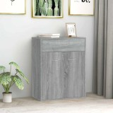 VidaXL Servantă, sonoma gri, 60x30x75 cm, lemn prelucrat