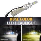 Cumpara ieftin Set Becuri LED L11 culoare duala HB3 - 9005