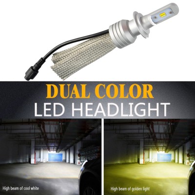 Set Becuri LED L11 culoare duala HB3 - 9005 foto
