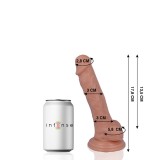 Mr. Intense Dildos-100% Realist Dildo 17.8 Cm X 3 Cm-PVC, Ventuza