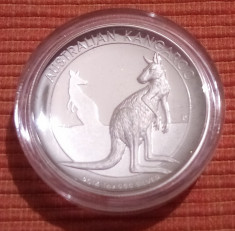 Moneda argint 1 uncie Australia Kangaroo 2016 high relief cutie+certificat foto