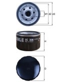 Filtru ulei MAHLE OC306