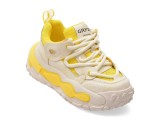 Cumpara ieftin Pantofi sport GRYXX galbeni, 5373, din material textil si piele naturala