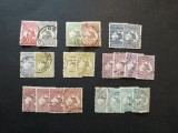 AUSTRALIA-lot cangurii--stampilate-