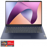 Laptop Lenovo IdeaPad Slim 5 14ABR8 cu procesor AMD Ryzen&trade; 7 7730U pana la 4.5 GHz, 14, WUXGA, OLED, 16GB, 1TB SSD, AMD Radeon&trade; Graphics, No OS, Abyss