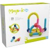 Set de constructie magnetic - Forme 3D (25 piese), Bufnitel