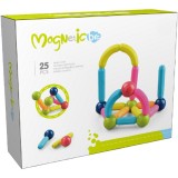 Set de constructie magnetic - Forme 3D (25 piese)