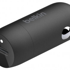 Incarcator auto Belkin 30W, Fast Charger, port USB-C, compatibilitate universala, negru - RESIGILAT