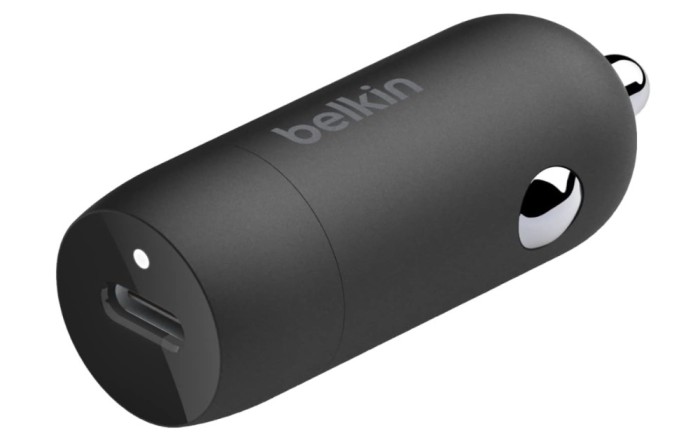 Incarcator auto Belkin 30W, Fast Charger, port USB-C, compatibilitate universala, negru - RESIGILAT