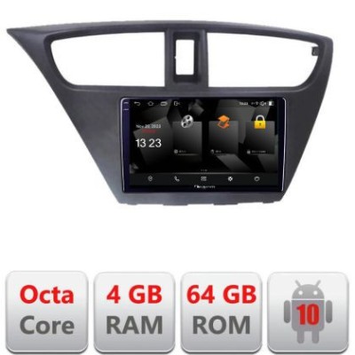 Navigatie Honda Civic 2012-2016 5510-CIVIC Android Octa Core 720p 4+64 DSP 360 camera carplay android auto CarStore Technology foto