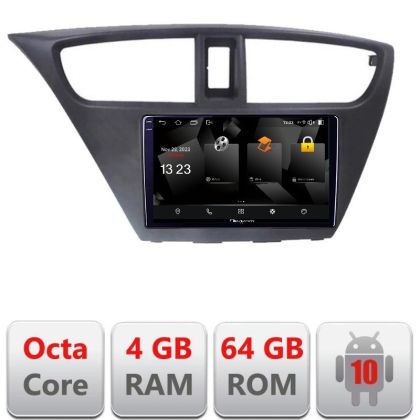 Navigatie Honda Civic 2012-2016 5510-CIVIC Android Octa Core 720p 4+64 DSP 360 camera carplay android auto CarStore Technology