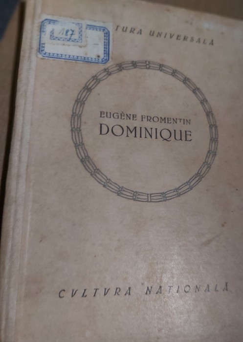 DOMINIQUE de EUGENE FROMENTIN , 1922