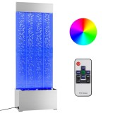Cumpara ieftin Coloana cu bule cu LED-uri RGB otel inoxidabil/acrilic 110 cm