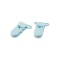 Set 2 clipsuri din plastic pentru fixare, latime 26 mm, Bleu