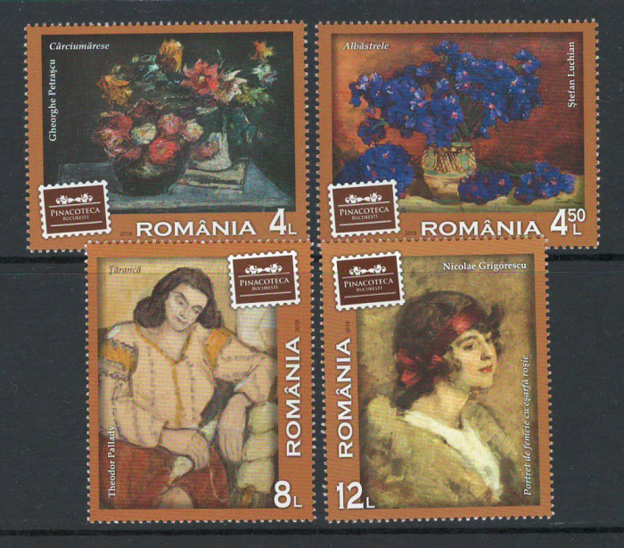 Romania 2018 - LP 2191 nestampilat - 85 de ani Pinacoteca Bucuresti - serie