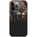 Husa compatibila cu Apple iPhone 13 Pro Max model Lion Roar, Silicon, TPU, Viceversa, Transparent, Carcasa