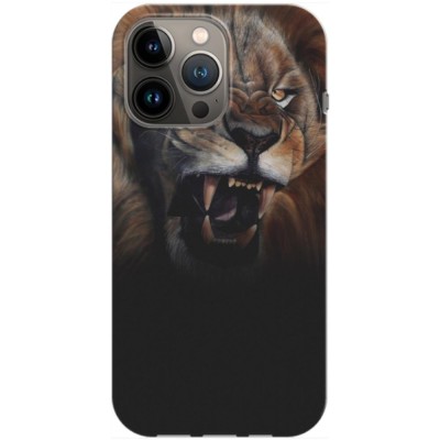 Husa compatibila cu Apple iPhone 13 Pro Max model Lion Roar, Silicon, TPU, Viceversa foto