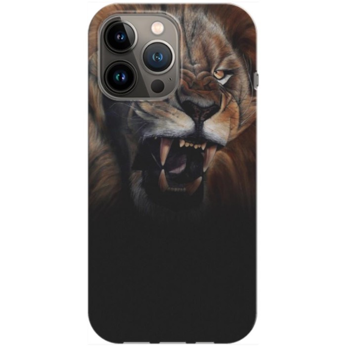 Husa compatibila cu Apple iPhone 13 Pro Max model Lion Roar, Silicon, TPU, Viceversa