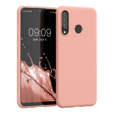 Husa pentru Huawei P30 Lite, Silicon, Roz, 47499.199 foto