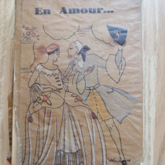 En Amour - Éditions Nilsson Paris, 1936 - 4 color illustrations by Robert Polack