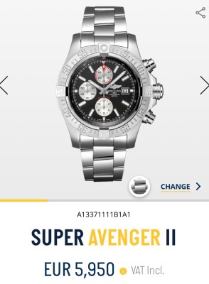 CEAS BREITLING SUPER AVENGER II - Ref. A13371 - Cal B13 - 48mm - 5950E ! foto