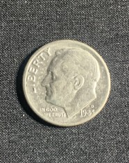 Moneda One Dime 1983 USA